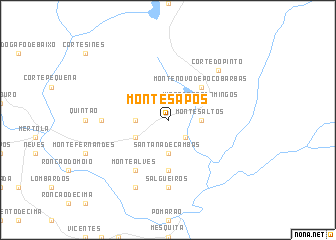 map of Monte Sapos