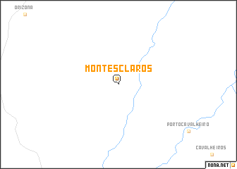 map of Montes Claros