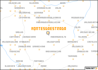 map of Montes da Estrada