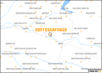 map of Montes da Fraga