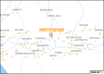 map of Monte Señor