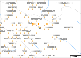 map of Monte Sete