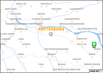 map of Montesquieu