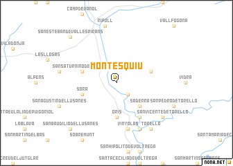 map of Montesquíu