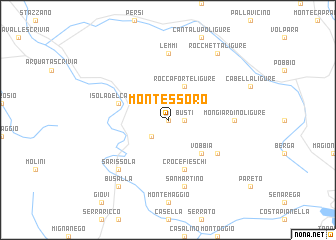 map of Montessoro