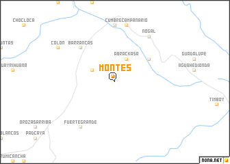 map of Montes