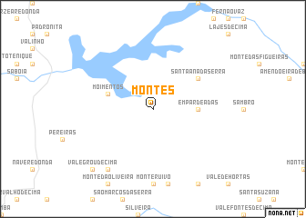 map of Montes