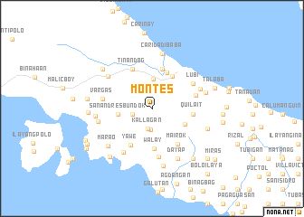 map of Montes