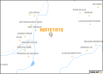 map of Monte Tinto