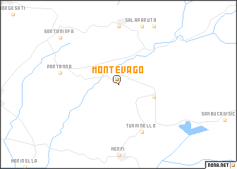 map of Montevago