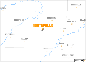 map of Montevallo