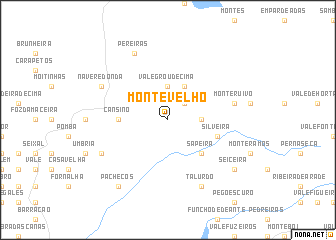 map of Monte Velho