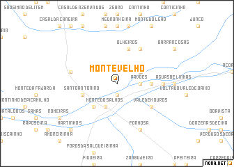 map of Monte Velho