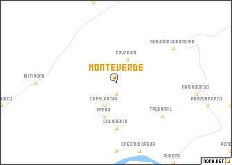 map of Monte Verde