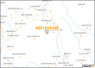 map of Monte Verde