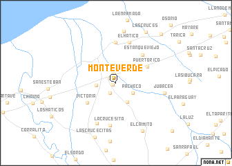 map of Monte Verde