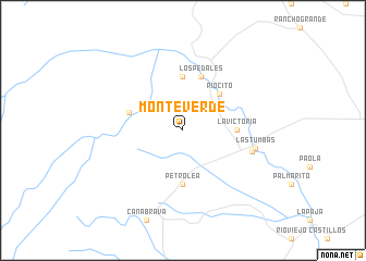 map of Monte Verde