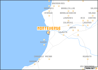 map of Monteverde