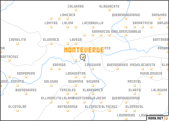 map of Monte Verde