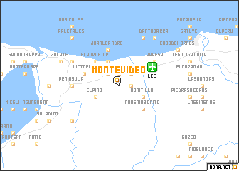 map of Montevideo