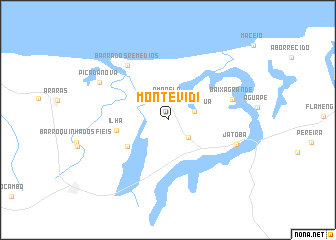 map of Montevidi