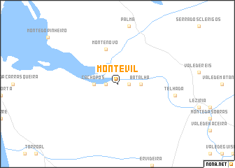 map of Montevil