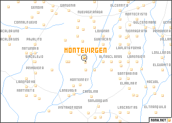 map of Montevirgen