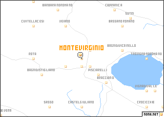 map of Montevirginio