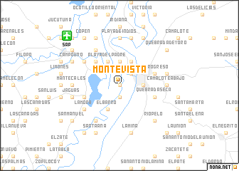 map of Monte Vista