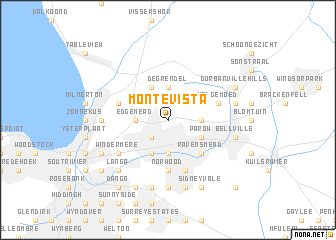 map of Monte Vista