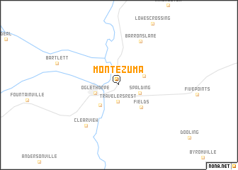 map of Montezuma