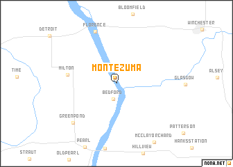 map of Montezuma