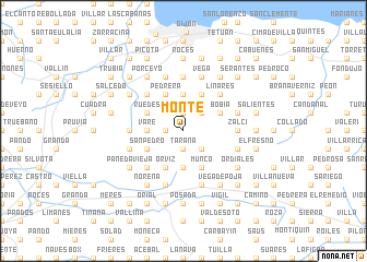 map of Monte