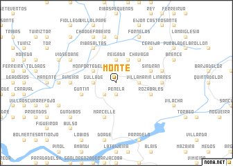 map of Monte