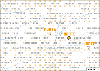 map of Monte