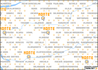 map of Monte