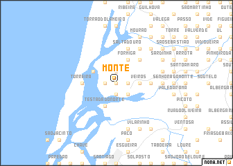 map of Monte