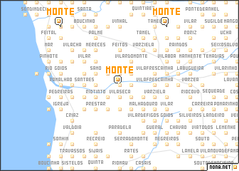 map of Monte