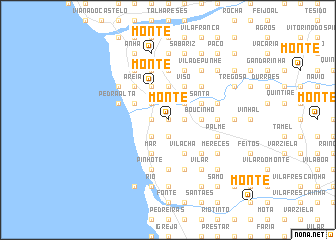 map of Monte