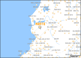 map of Monte