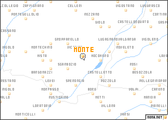 map of Monte