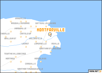 map of Montfarville