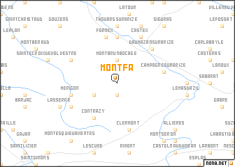 map of Montfa