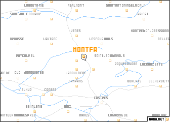 map of Montfa