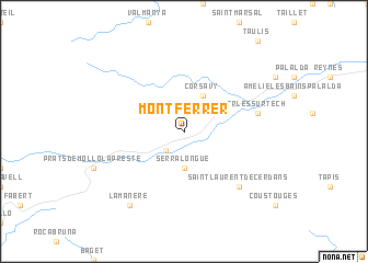 map of Montferrer