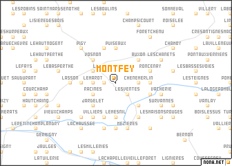 map of Montfey