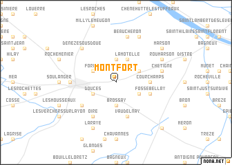 map of Montfort