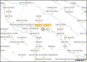 map of Montfort