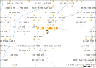 map of Montgaren