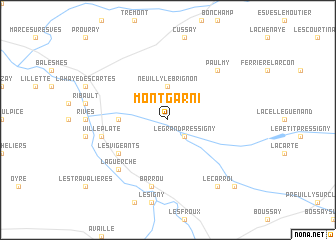 map of Mont Garni